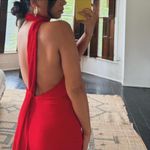 Yellow the Label red neck scarf detail dress Photo 2