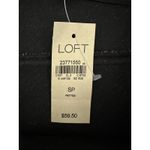 Loft Womens Grey Knit Skater Skirt Size SP NWT Academia Preppy Minimal Ruffle Photo 5