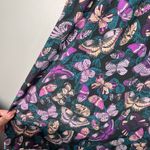 H&M Y2K Purple Butterfly Printed Fit & Flare Tank Dress Dark Romantic 4 Summer Photo 2