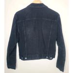 Guess Vtg  Jeans 80s 90s Y2K Cropped Black‎ Jean Jacket Trucker Women's Denim S Photo 2