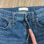 Madewell The Tall Slim Boyjean Blue Raw Hem Women Size 26T Photo 8