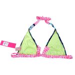 Lilly Pulitzer NWT Noa Triangle Bikini Top in Deep Sea Navy Photo 2