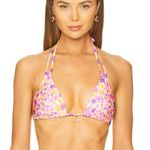 Kulani Kinis NWOT  Daisy Dreamer Panel Halter Bikini Top Photo 0