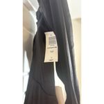 Aritzia  Wilfred Bridgerton Satin midi dress Black slit Size XS 0 Photo 4