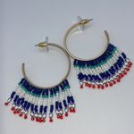 Rebecca Minkoff NEW!  Boho Beaded Hoop Earrings Photo 2