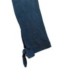 Old Navy Set of 2 Cotton Leggings, Army Green & Solid Black w/ Ankle Bow Detail Photo 7