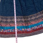 Vintage Vicki Lynn Bardon Suttles & Seawinds Limited Midi Asymmetrical Skirt S Blue Size undefined Photo 8