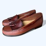 G.H. Bass Jackie Brown Leather Kiltie Tassel Loafers Classic Slip Photo 1