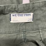 We The Free People Jayde Cord High Rise Flare Green Corduroy Pants Green Size 32 Photo 7