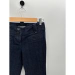 Ann Taylor Factory Jeans Women 0 Blue Dark Wash Denim Curvy Fit Just Below Waist Photo 3