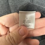 Women’s Dressbarn Sweater Dress Small Gray Short Sleeve Cowl Neck Knit Winter Photo 4