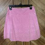 PINK - Victoria's Secret VS PINK Crossover Acid Washed Pull On Large Pink Mini Skirt Photo 4