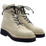 Rag and Bone NWT  Boots Sloane Lace-Up Boot Paloma Beige Suede Shoes Women’s Size 8 Photo 3