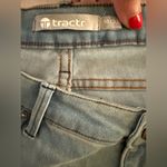 TRACTR Lt Blue Denim Cropped Cuffed Box Jeans Womens Mid Photo 1