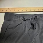 Athleta Black Drawstring Midtown Skort Black Size 8T Photo 3