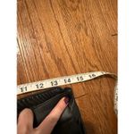 New York & Co Aaron & Amber black faux leather wide leg crop pants size M Size M Photo 7