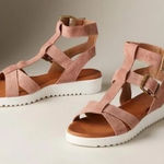 Sundance  pink suede strappy gladiator sandals EU size 40 US 9.5 Photo 0