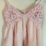 Abercrombie & Fitch  Vintage Y2K Babydoll Lace Trim Ruffle Adj Straps XS Pink Photo 1