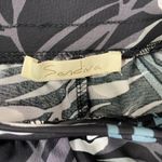 Sandiva Black & Blue Print Lounge Swim Cover Up Pants S Photo 3