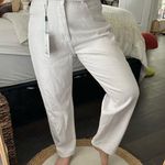 Princess Polly  Women’s 6 Leta Straight Leg White Denim Jeans Spring Summer New Photo 0