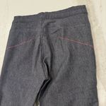 Diesel Y2K Vintage  Denim Flare Pants Side AnkleSlits Womens 28 Gray/Pink Accents Photo 8