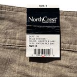 North Crest  liberty khaki patch pocket shorts Size 8 new Photo 5
