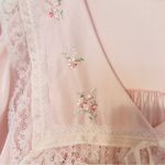 Shadowline Women’s Long Lace Nightgown Gown Elegant Sleepwear Size S Pink Photo 3