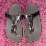 FitFlop  Silver Pietra Jeweled Sandals Photo 1