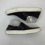 Steve Madden  Sz 8 Loafer Fayna Slip On Dark Gray Vegan Suede Fabric Shoe Casual Photo 4