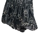 Love Shack Fancy NEW NWT  Brookhaven Bow Embellished Mini Dress In Black Photo 6