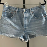 Levi's  501 Cut Off Jean Shorts Button Fly Size 31 Photo 0