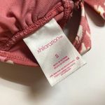Xhilaration Bikini Top Removable Cups Tie Front Floral Pink S Photo 2