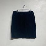 August Max Woman Black Leather Vintage Mini Skirt Sz 16 Photo 7