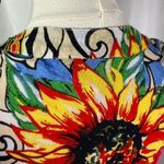 Seven Islands New York Women's Sleeveless Floral Print Button Front Midi Dress L Blue Size L Photo 7