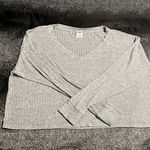 PINK - Victoria's Secret Womens large Pink long sleeve cropped shirt Photo 1