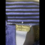 Jane Ashley  Purple Velour Full Zip Jacket Size Medium ss2 Photo 1