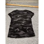Athleta Organic Daily Camo Crew T Shirt Black Gray Women's Shirt Sleeve Small Photo 2