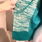 Zella  Marled Hoodie Zipper Sweatshirt Jacket Long Sleeves Teal S Photo 5
