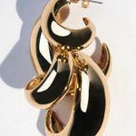 ZARA ❗️NWT  Earrings, Gold Earrings, Golden, Elegant Photo 4