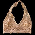 Free People  Lace Bralette, Tangerine,Size Medium,NWOT Photo 0