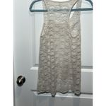 White Lace Tank Top Large WR L Racerback Shirt Blouse Photo 3