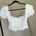 House Of CB  SAMAYA WHITE‎ GATHERED TOP NWOT size XL Photo 8