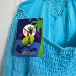 Jams World Hula Moon By  Teal Summer Halter Dress Crochet Top Juniors Size‎ Large Photo 6