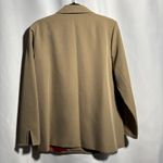 Vintage Sir James Tan Button Up Jacket Womens L Chic Heritage Minimalist Classic Size L Photo 1