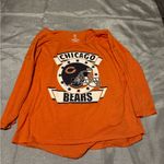 NFL  Orange Long Sleeve Tee Chicago Bears Photo 0