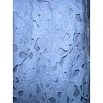 Renee C. Women's Blue Lace Midi Dress Sleeveless Tie‎ Strap Size S Photo 2