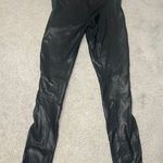 Spanx Faux Leather Moto Leggings Size Small Photo 2