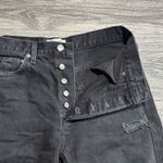 AGOLDE  Women Black High 90's Fit Rise Straight Leg Distressed Jeans Size 27 0375 Photo 9