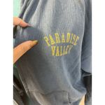 SKIMS  Lightweight Fleece Zip Up Hoodie Blue "Paradise Valley" Photo 6