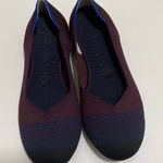 Rothy's  The Flat Blackberry Captoe‎ Ombre Colorblock Flats Size 9.5 Photo 0